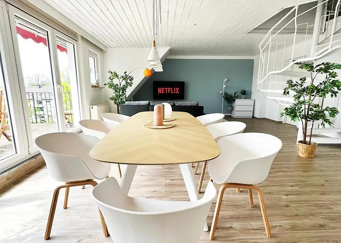 Maisonette In Mit 2 Balkone كريفيلد